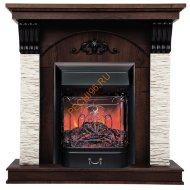 Электрокамин RealFlame Corfino STD/EUG/18 с очагом Majestic Lux BL