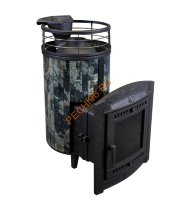 Печь банная Атмосфера L Жадеит ламель+сетка