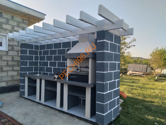 Стол-мойка Барбекю центр Боярыня Сканди