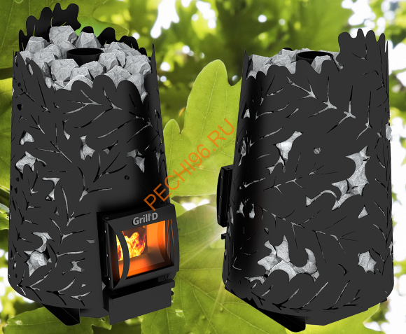 Печь банная Grill’D Dubrava 180 Short black