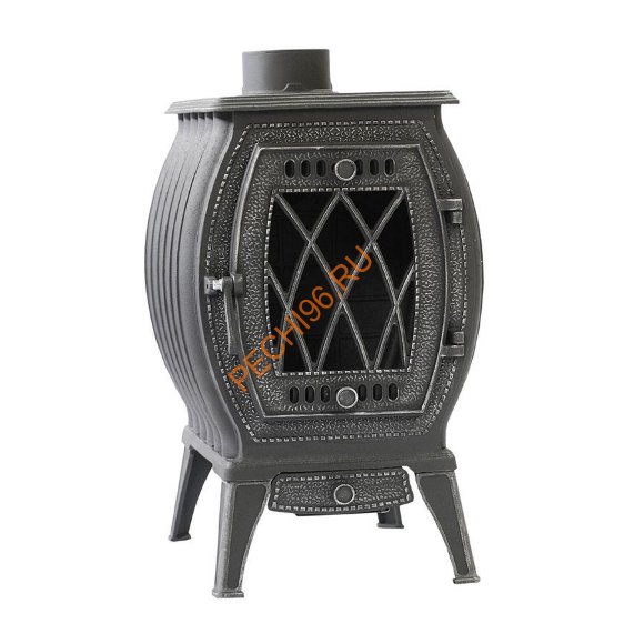 Печь-камин чугунная отопительно-варочная Сибирь 10С ПМЧ