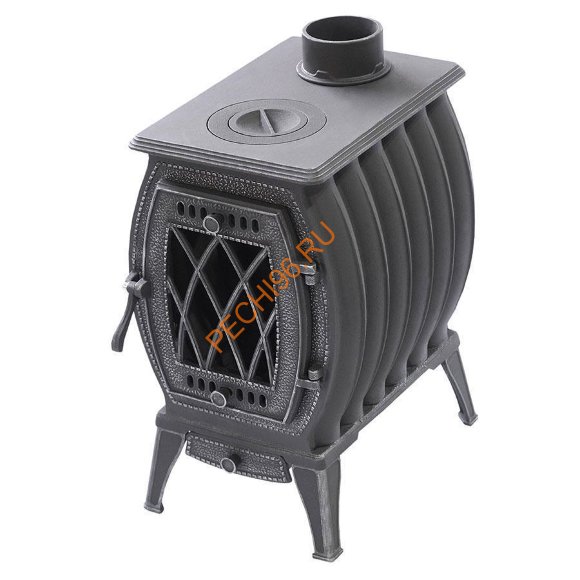 Печь-камин чугунная отопительно-варочная Сибирь 10С ПМЧ