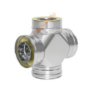 Сэндвич-четверик ТиС Промо, нержавейка AISI 316-0,8 мм/304-0,5 мм, D200/300 мм