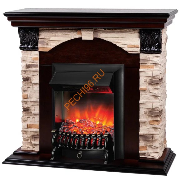 Электрокамин RealFlame Dublin Rock с очагом Fobos LUX BL RC