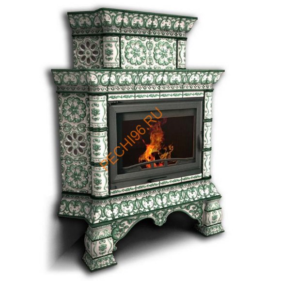 Печь-камин КимрПечь Кострома угловой двухъярусный Май