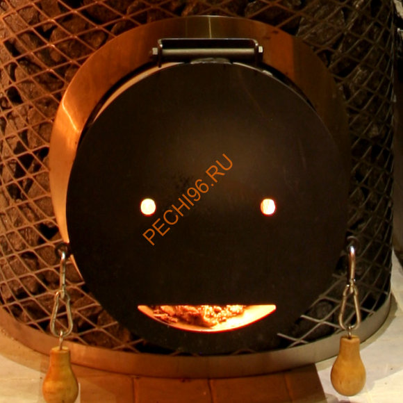 Дровяная печь IKI Original со стальной дверцей "смайл"