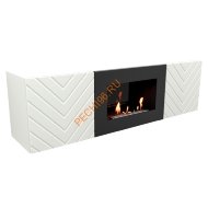 Биокамин Firelight BFP-P1400V с тумбой, белый