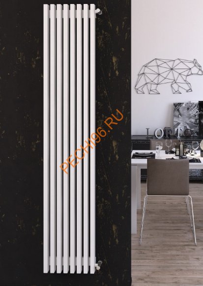 Радиатор трубчатый Loten Grey V 180/1000 4 с боковое подключение