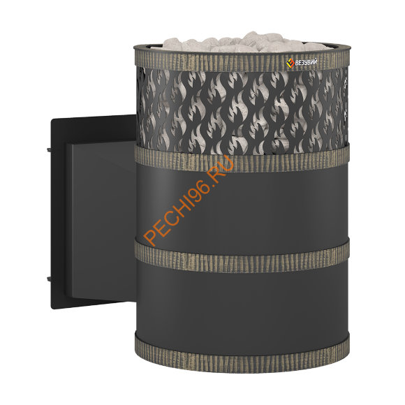 Печь банная Везувий Лава 22 Панорама М