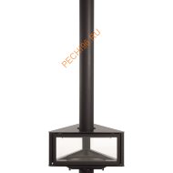 Камин ROCAL Born центральный стальной