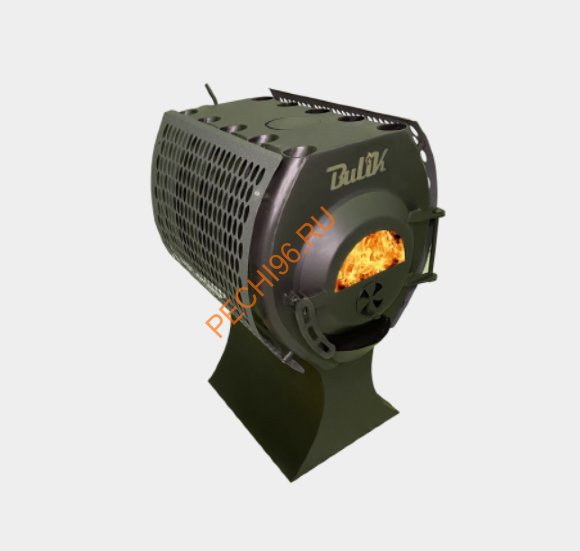 Печь отопительная Берёзка BULYK-200 Plus со стеклом и экранами