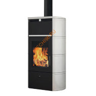 Печь-камин EdilKamin FLAMMA 14 CS BIANCO PANNA