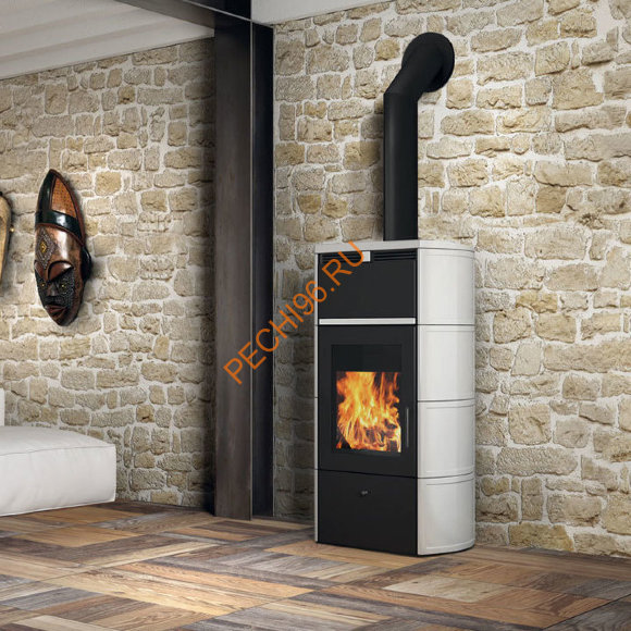 Печь-камин EdilKamin FLAMMA 14 CS BIANCO PANNA Печь-камин EdilKamin FLAMMA 14 CS BIANCO PANNA