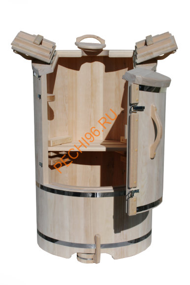 Фитобочка ExpertSaun кедровая круглая Фитобочка ExpertSaun кедровая круглая