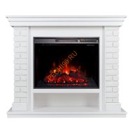 Электрокамин RealFlame BRIXTON 25'5 WT с очагом Sparta 25,5 LED