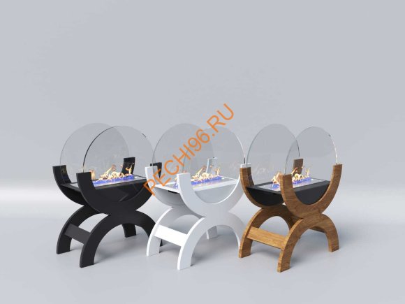 Биокамин Русский огонь Санрайз макс напольный белый Биокамин Русский огонь Санрайз макс напольный белый