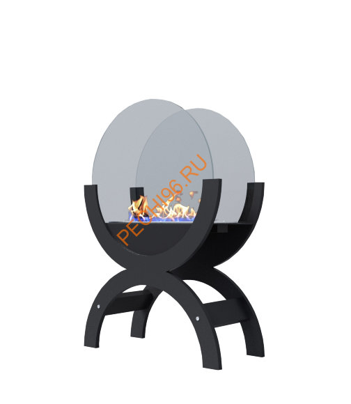 Биокамин Русский огонь Санрайз макс напольный черный Биокамин Русский огонь Санрайз макс напольный черный