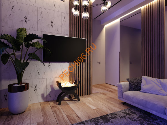 Биокамин Русский огонь Санрайз макс напольный черный Биокамин Русский огонь Санрайз макс напольный черный