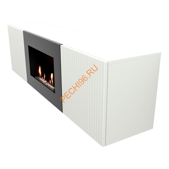 Биокамин Firelight BFP/P-1400L с тумбой, белый