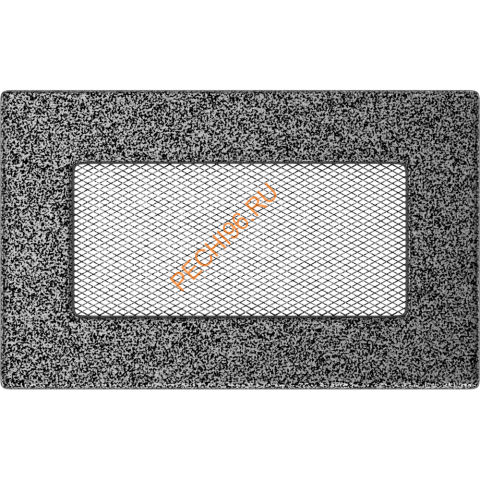 Вентиляционная решетка Kratki 117CS 110х170 мм черная/серебро Вентиляционная решетка Kratki 117CS 110х170 мм черная/серебро