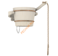 Обливное устройство SAWO из осины, 18 л, 393-A Обливное устройство SAWO из осины, 18 л, 393-A