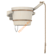 Обливное устройство SAWO из осины, 18 л, 393-A