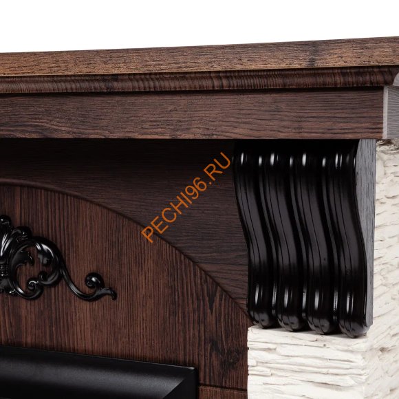 Электрокамин RealFlame Corfino STD/EUG/18 с очагом Fobos Lux BL