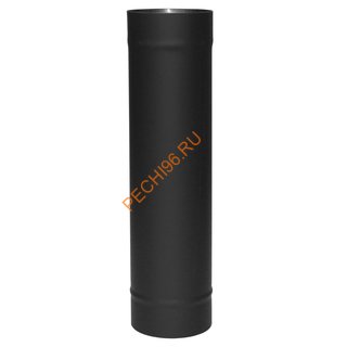 Труба ВУЛКАН VBR 0.5 м, D180 мм, нерж 0.8, черная