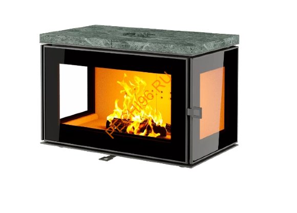 Печь-камин АСТОВ КУБ 3С 800 Талькомагнезит