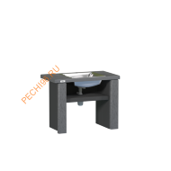 Стол-мойка Барбекю центр Боярыня Графит