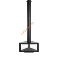 Камин ROCAL Born центральный подвесной стальной Камин ROCAL Born центральный подвесной стальной