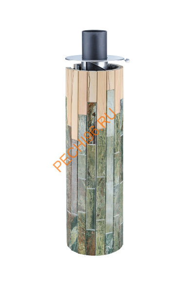 Дымоход - конвектор Ферингер Жадеит+Окаменевшее дерево