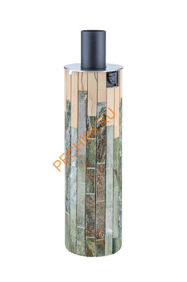 Дымоход - конвектор Ферингер Жадеит+Окаменевшее дерево