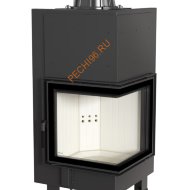 Каминная топка Kratki MBN/P/BS/SG, 8 кВт, гнутое стекло