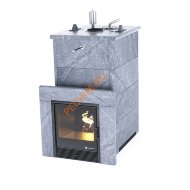 Печь банная ИзиСтим Геленджик в кожухе из талькохлорита
