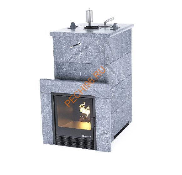Печь банная ИзиСтим Геленджик в кожухе из талькохлорита