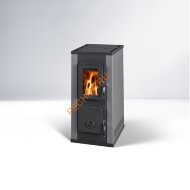 Стальная печь-камин Thorma FLENSBURG II черно-серая