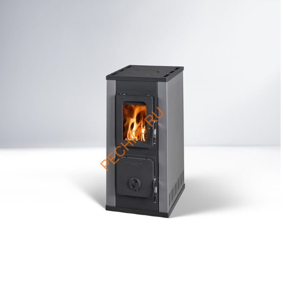 Стальная печь-камин Thorma FLENSBURG II черно-серая