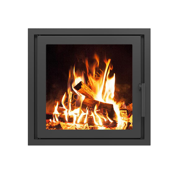 Дверка ВЕЗУВИЙ каминная 560 (М), Антрацит