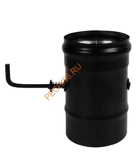 Шибер нерж. поворотный Везувий BLACK (AISI 430/0,8мм) d 120 Шибер нерж. поворотный Везувий BLACK (AISI 430/0,8мм) d 120