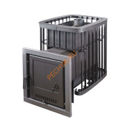 Печь банная Варвара Каменка Мини, сталь + нержавеющая сталь 6 мм