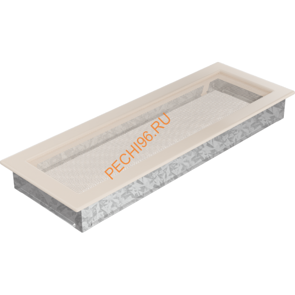 Вентиляционная решетка Kratki 49K 170х490 мм кремовый