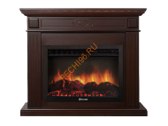 Электрокамин Electrolux EFP/P-3020LS с порталом Firelight Bianco 30, темный дуб Электрокамин Electrolux EFP/P-3020LS с порталом Firelight Bianco 30, темный дуб