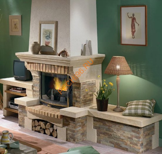 Дровяной камин CHAZELLES Fleurance 162 с топкой С700L Дровяной камин CHAZELLES Fleurance 162 с топкой С700L