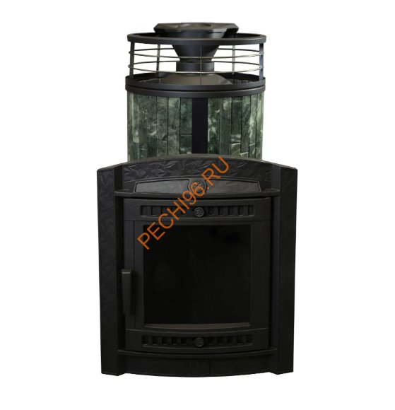 Печь банная Атмосфера L Змеевик ламель+сетка, с тоннелем