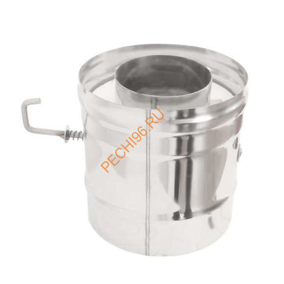 Сэндвич-шибер поворотный Везувий КЕРАЛЮКС (430 1,0мм/0,5мм) D115/200мм, L-0,2м