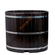 Купель НКЗ OPTIMA овальная из кедра d78х120 см