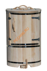 Фитобочка ExpertSaun кедровая круглая гигант