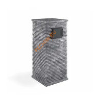 Печь банная KLOVER KLV RT 20-RV Талькомагнезит Радиатор 310S с прямыми углами