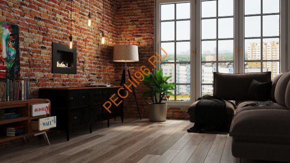 Биокамин Русский огонь Лофт 650V встраиваемый Биокамин Русский огонь Лофт 650V встраиваемый